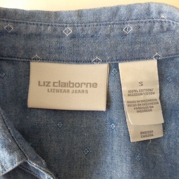 Chambray Wrap Top - Picture 8 of 8